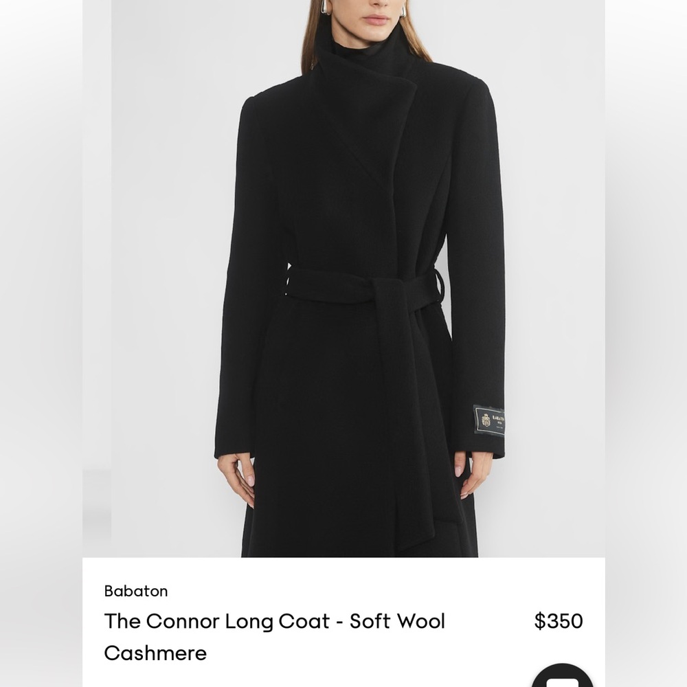 Aritzia Babaton the Connor long coat